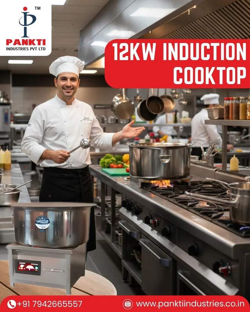 12kW Induction Cooktop Manufacturer in India.