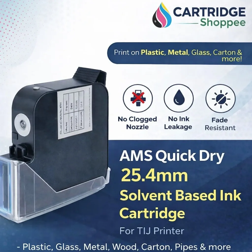 New Product Launch – AMS Quick Dry 25.4mm Ink Cartridge