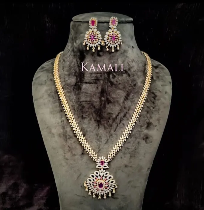 White Stone Necklace Collections
CZ Stones setting
For full image follow us on YouTube channel, In...