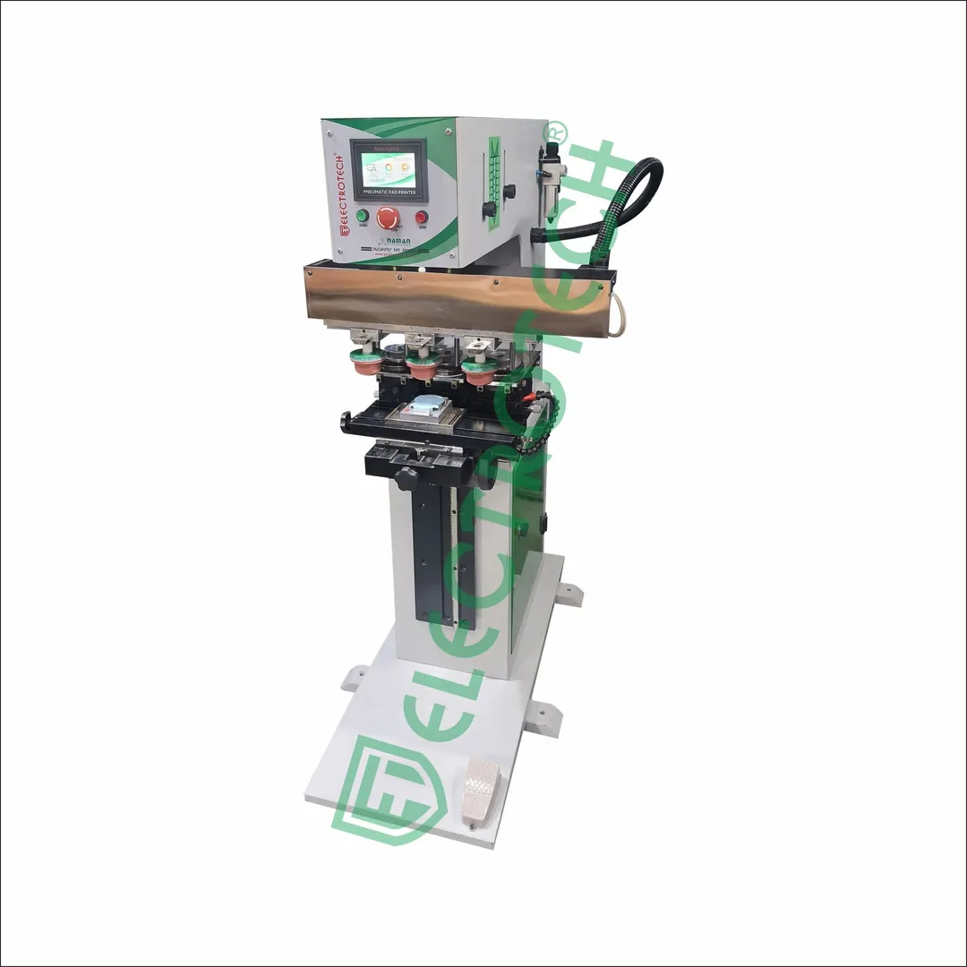 Three Color Pneumatic Pad Printing Machine In Ahemdabad