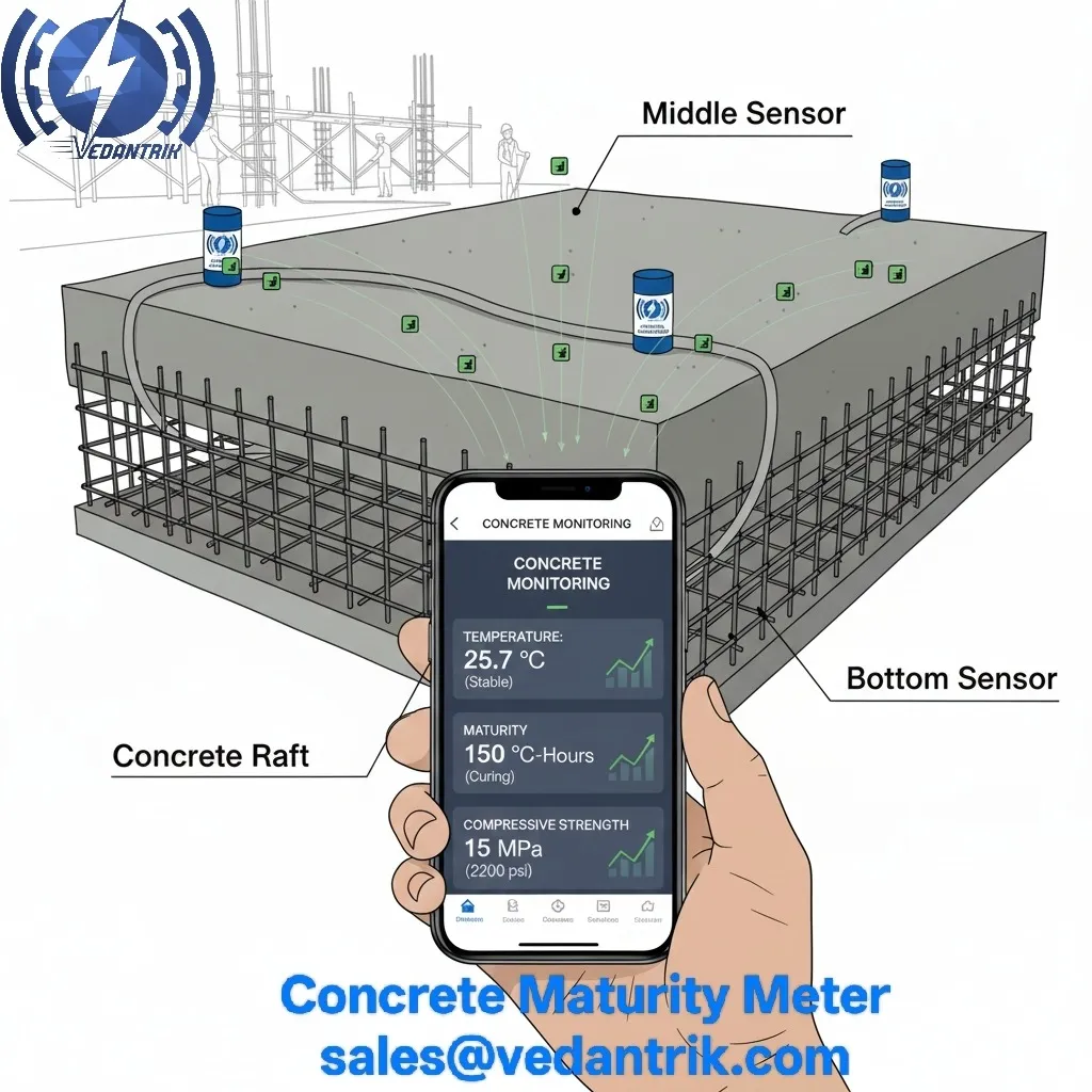 Economical Wireless Concrete Maturity Meter
7–10× Lower Cost per Point Testing— Without Compromise...