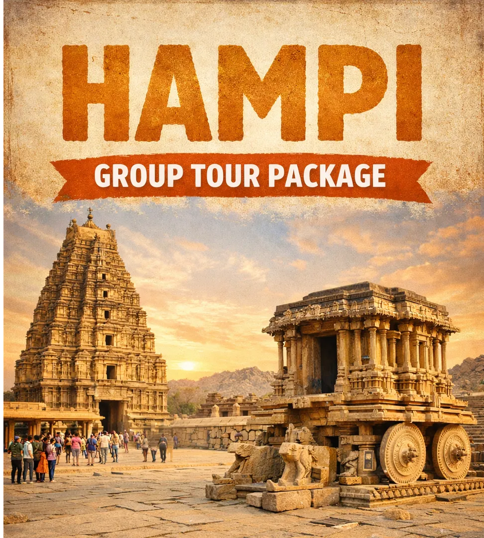 Hampi Group Tour Packages From Pune – Discover Stories Carved in Stone