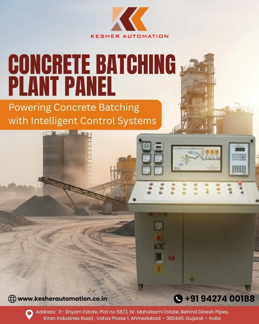 Concrete Batching Plant Panel Manufacturers in India.