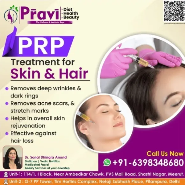 Hair PRP Treatment in Kohat Enclave - Revitalize Your Hair from Within