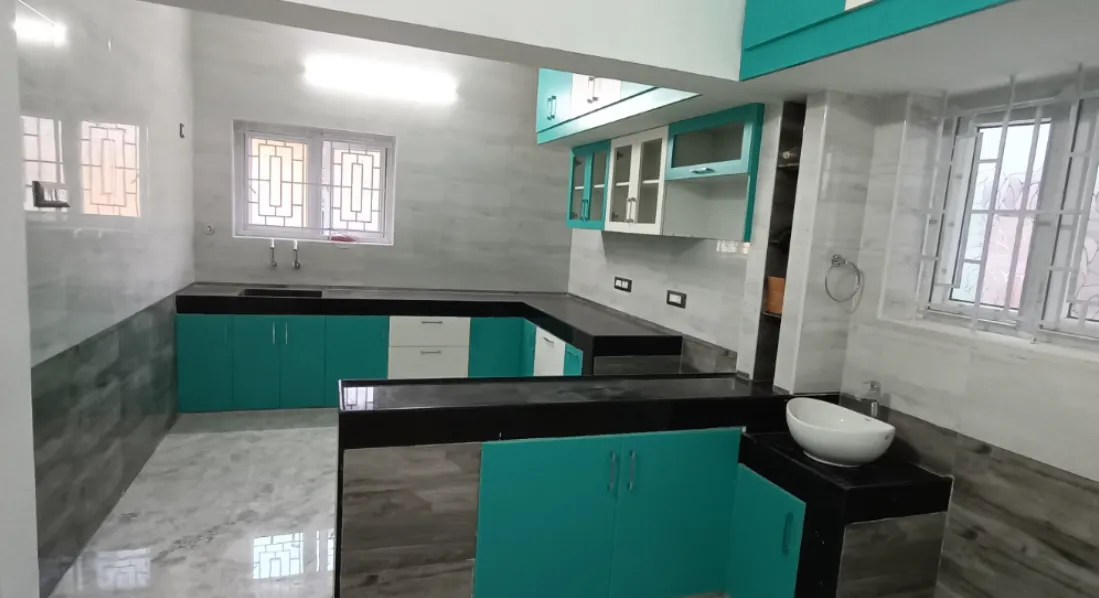 PU Coated Modular Kitchen in Salem for LongLasting Finish