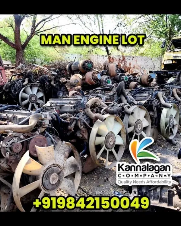 MAN Engine Lot Suppliers in Madurai – N.Kannalagan Company.