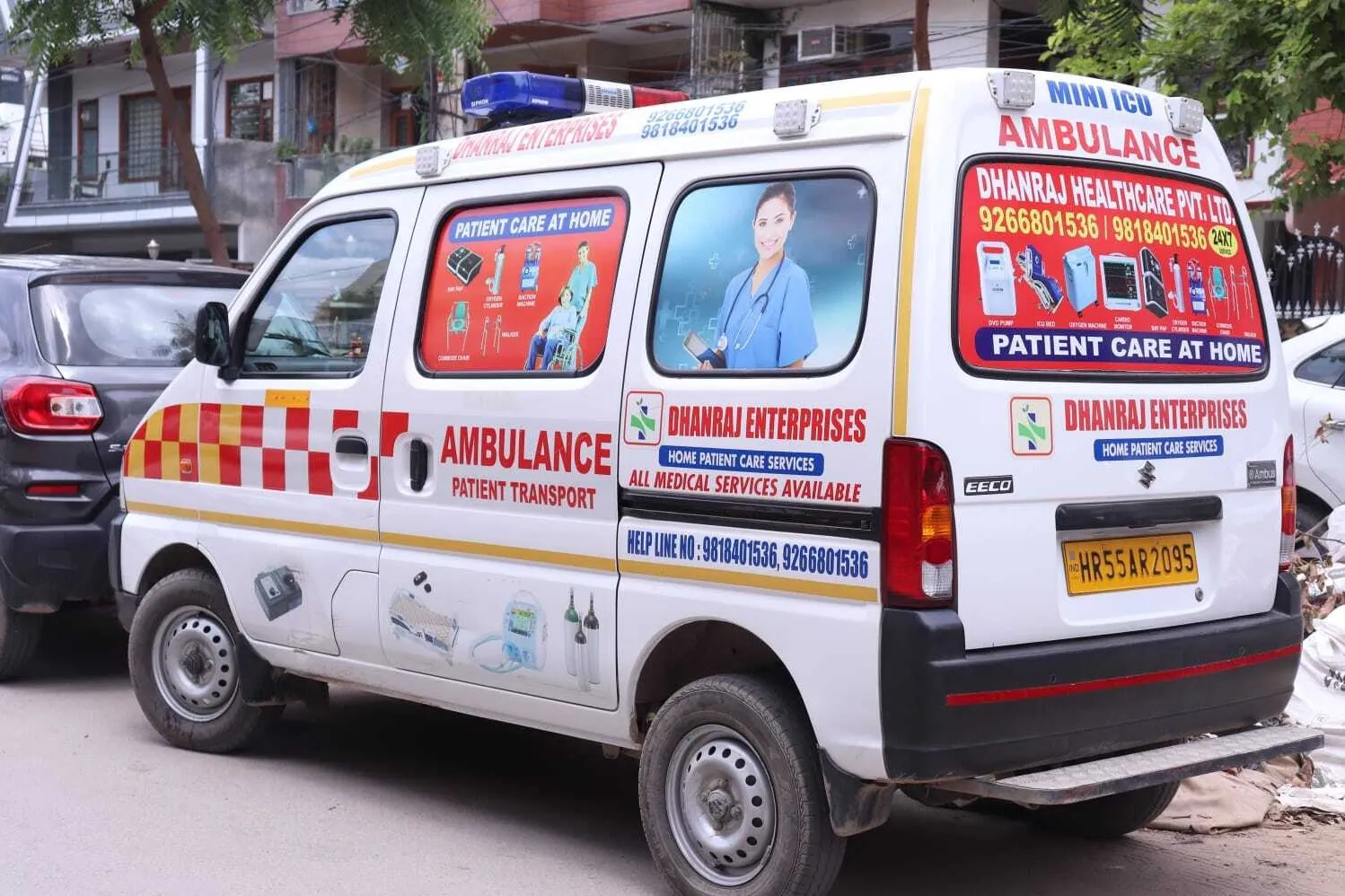 Ambulance Services 24x7 in Indiaโs, Gurugram