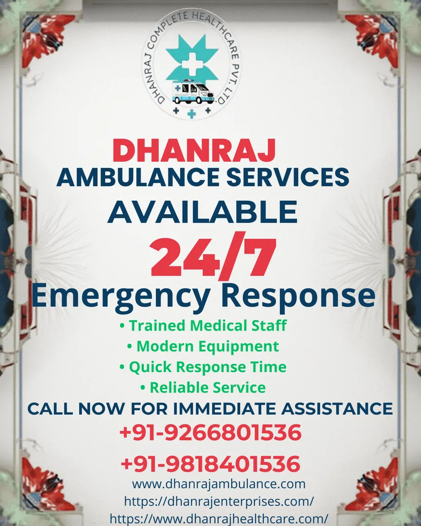 India’s Best 24×7 Ambulance Services in Sector 92 & 93, Gurgaon