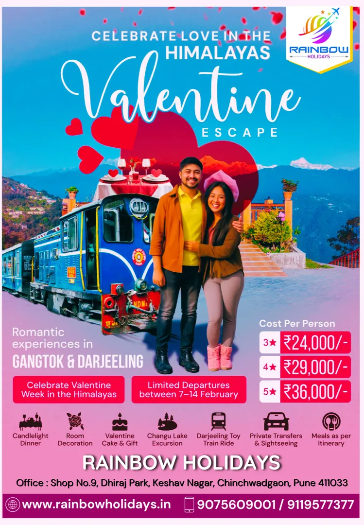 “This Valentine, don’t gift roses—gift a Himalayan love story Limited seats available!”