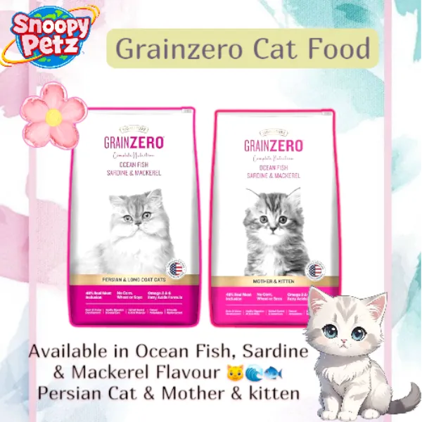 😻❤️ Grainzero Cat Food at Dahisar, Mumbai -- High-protein marine blend for strong growth 🐾💙