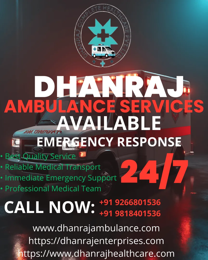 India’s Best 24×7 Ambulance Services in Sector 94 & Sector 95, Gurgaon