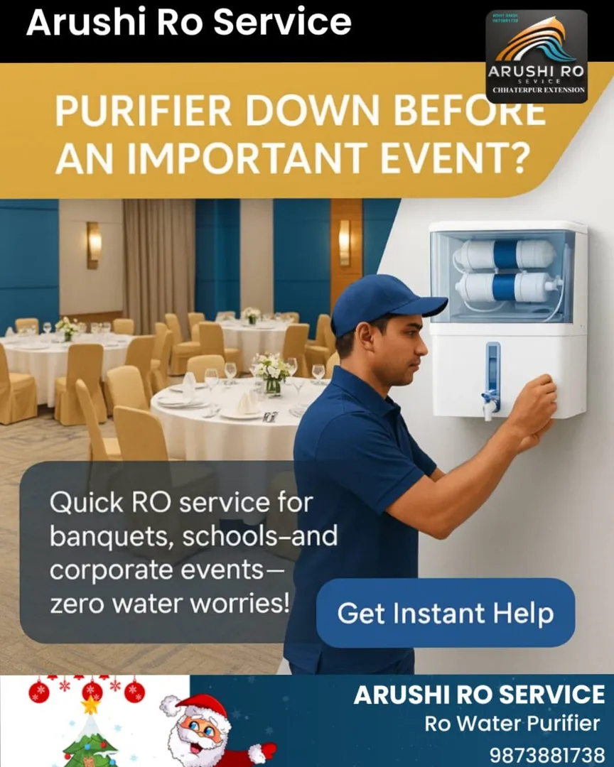 Water purifier servicing