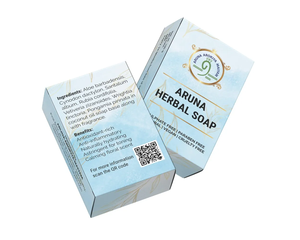 Herbal Soap Box Packaging Design – Premium Monocarton Boxes for Natural & Ayurvedic Brands