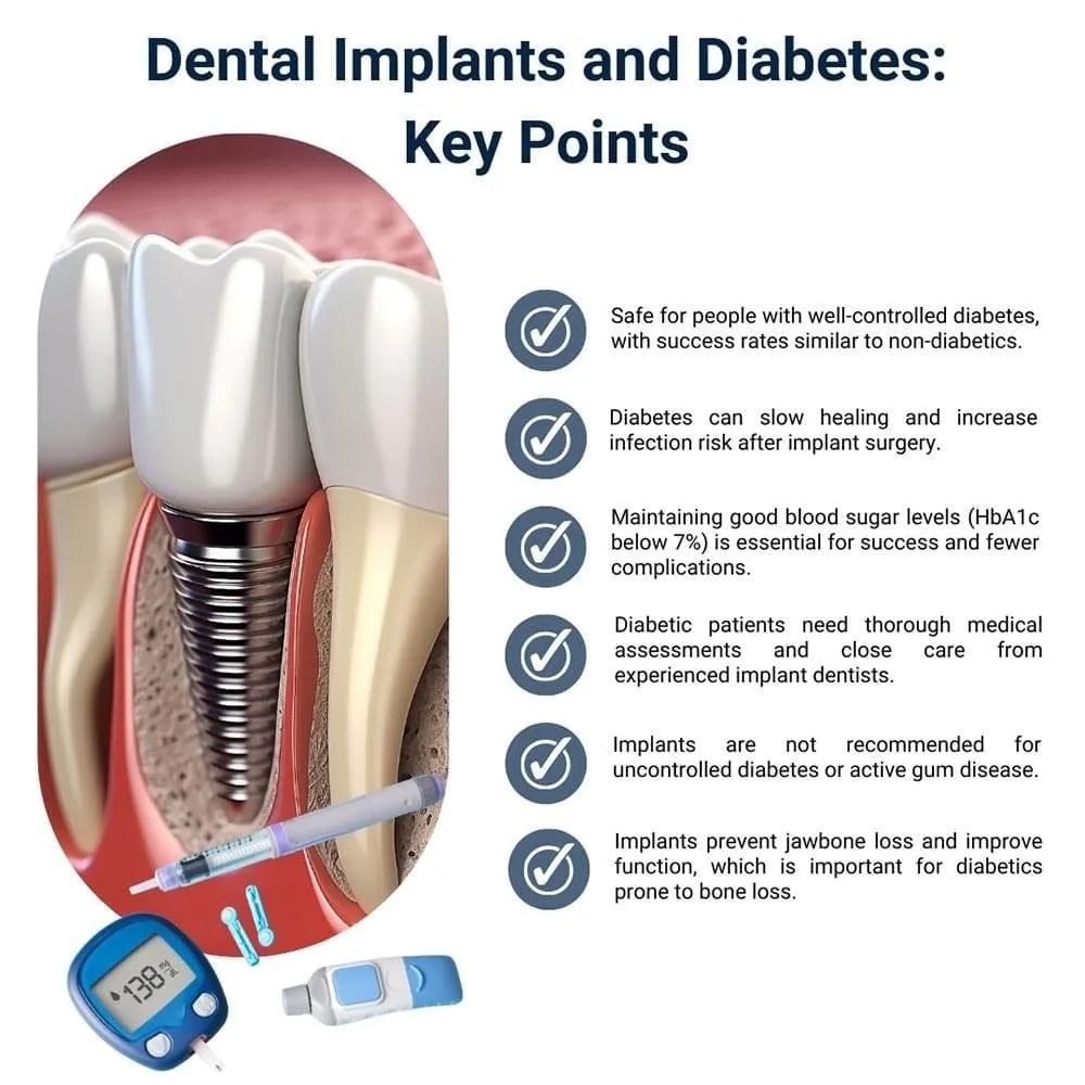 Is Dental Implant Safe for Heart and Diabetic Patients?