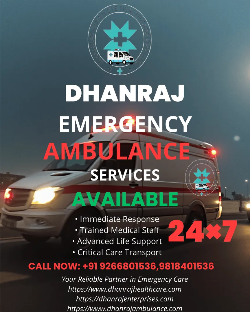 24×7 Ambulance Services Serving Sector 106 & Sector 107, Gurgaon.......