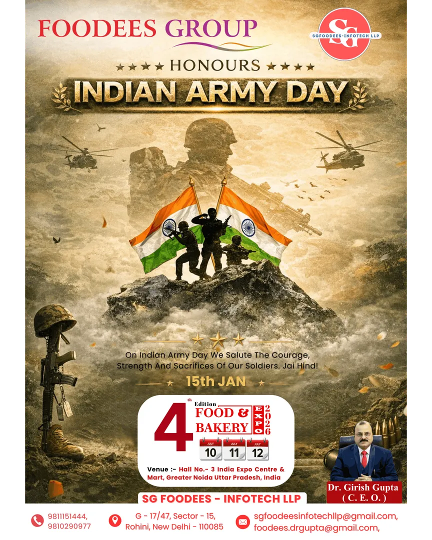 FOODEES GROUP honours Indian Army Day!