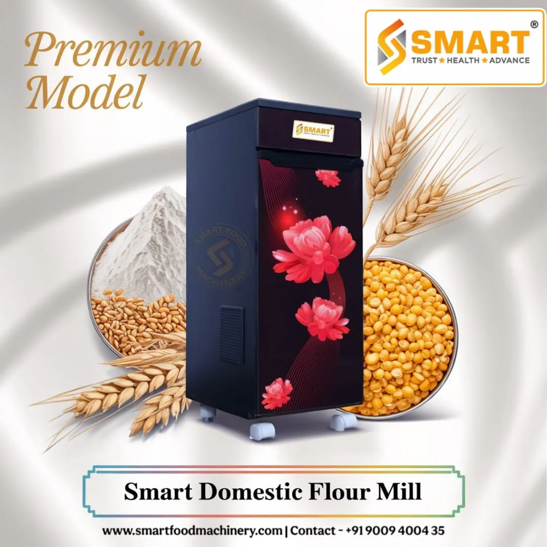 Domestic Flour Mill in Faridabad | Smart Food Machinery | Food Machinery in Rajkot
