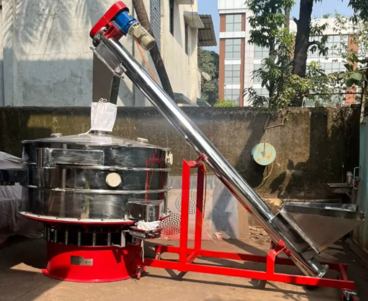 Industrial Vibro Shifter With Inclined Conveyor in Navi Mumbai – Smooth Material Flow
