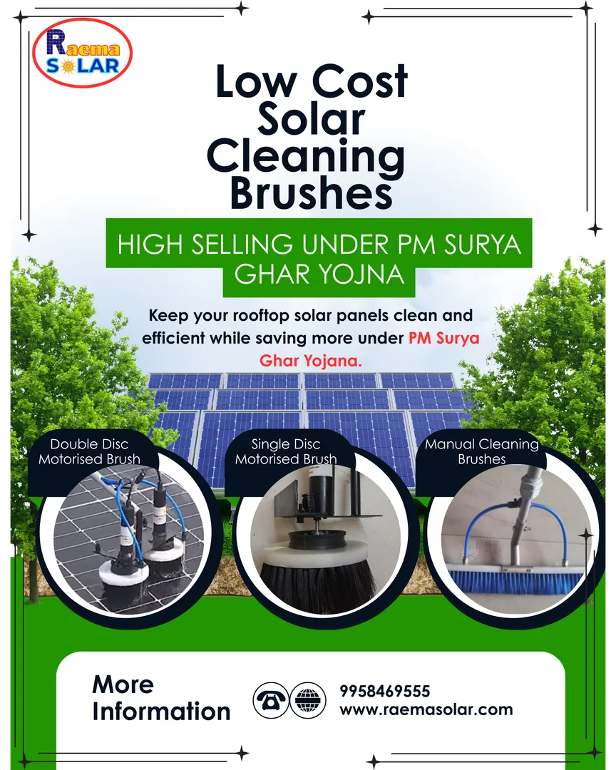 Best Solar Cleaning Brushes in Gurgaon – Construction Dust, Pollution aur Roz Ka Power Loss