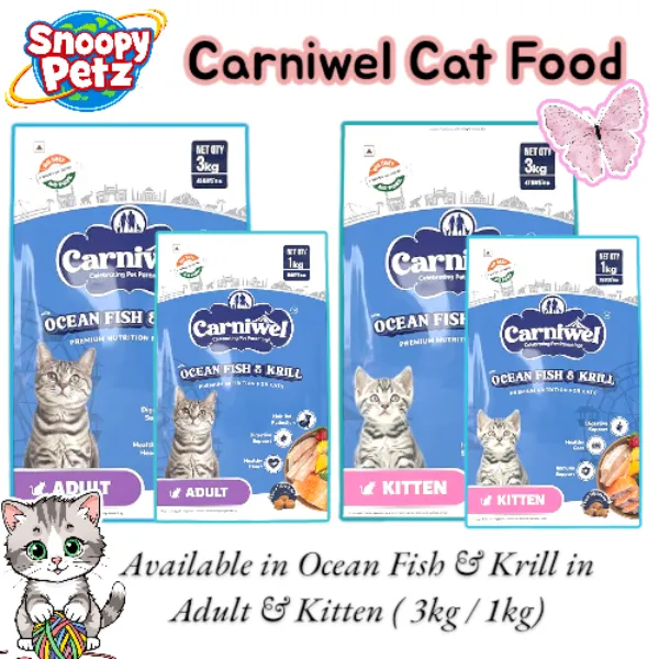 Carniwel Cat Adult & Kitten Dry Food at Bandra, Mumbai -- Protein-rich ocean fish & krill nutrition