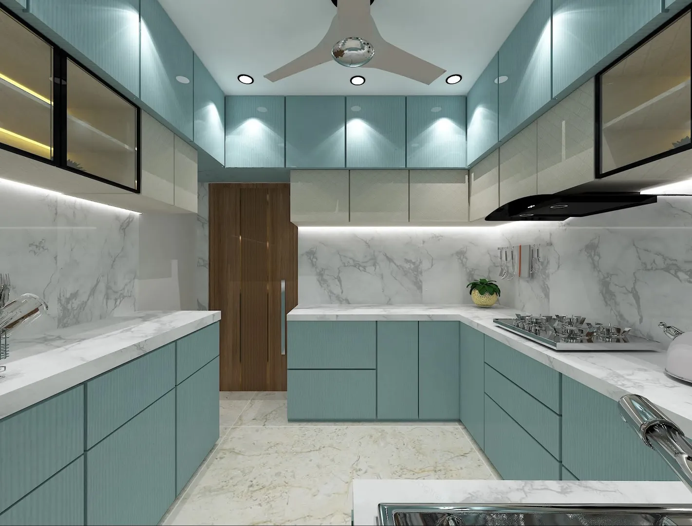 Acrylic Modular Kitchen In Thane - Sleek, Stylish, And Durable