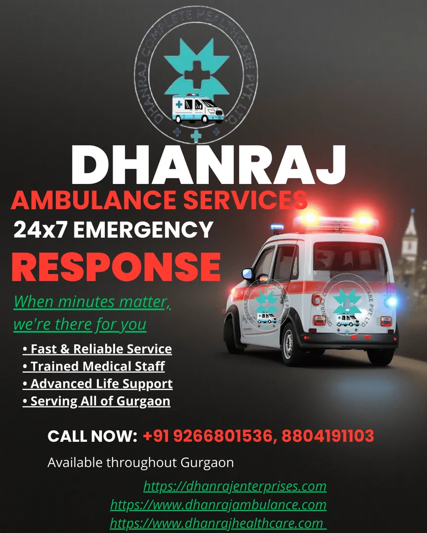 India’s Best 24×7 Ambulance Services Serving Sector 118 & Sector 119, Gurgaon.....