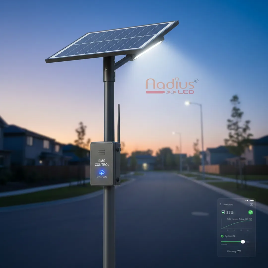 RMS Based Solar Street Lights Manufacturer