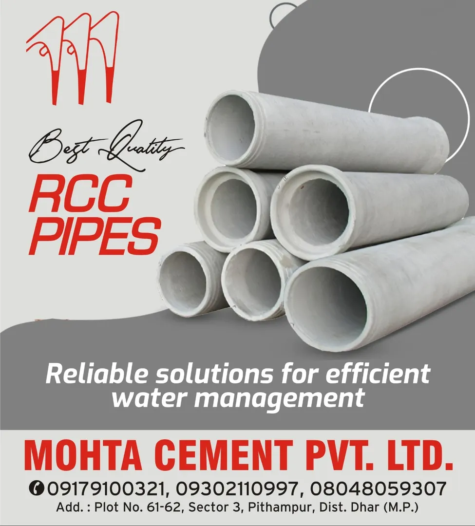 RCC Pipe Manufacturer in Indore
If you are looking for a reliable RCC pipe manufacturer in Indore, M...
