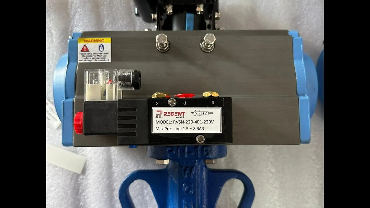 Why Regent Namur Valves are Ideal for Double Acting Actuators