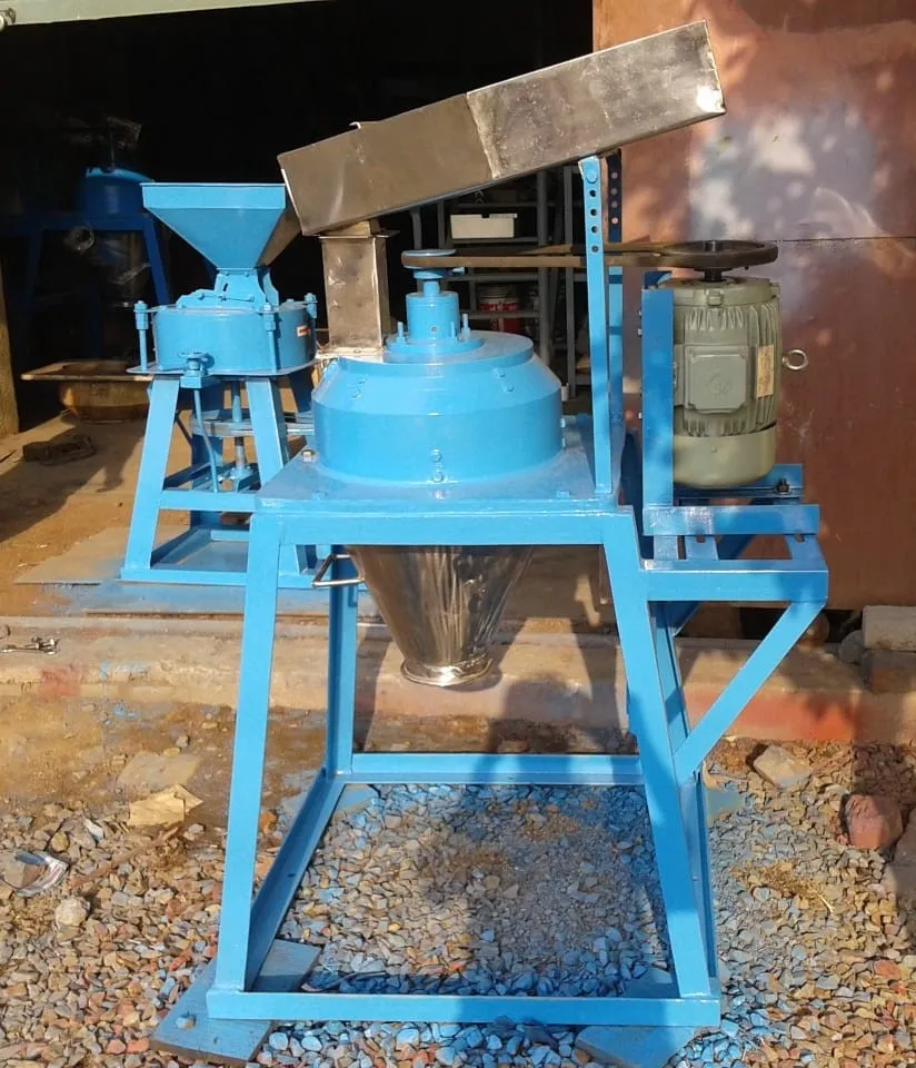 15' Pulveriser stand model for micronutrients and chemical fertilizers machinery manufacturers and S...
