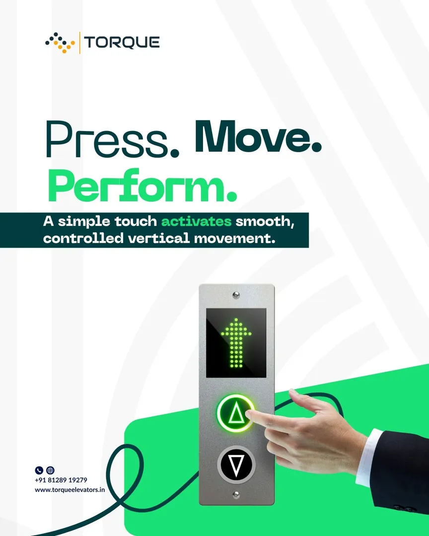 Every elevator journey starts with a simple touch.
Behind that moment, Torque Elevators runs a compl...