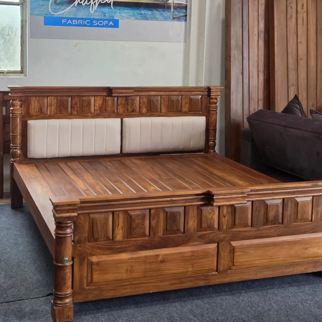 Traditional Teak wood cot