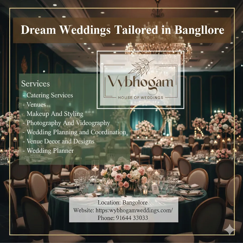 Wedding Planners in Bangalore: How Vybhogam Simplifies Wedding Planning with Professional Coordinati