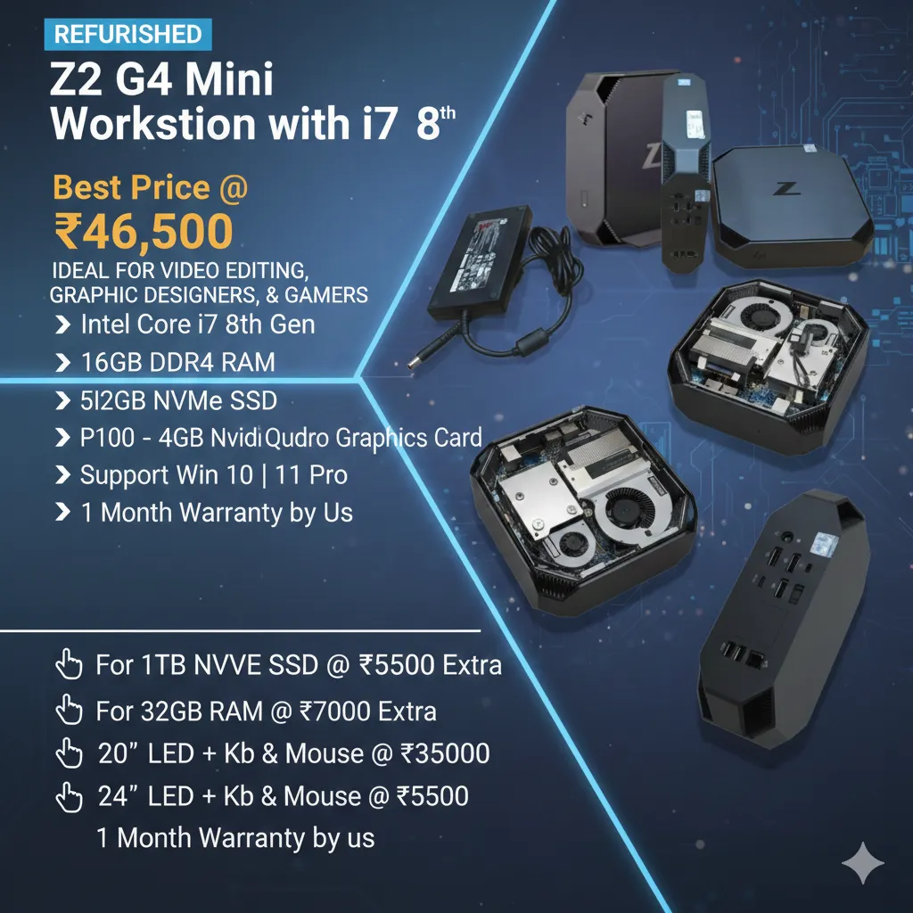 New Arrival: HP Z2 Mini G4 Workstation (Refurbished)