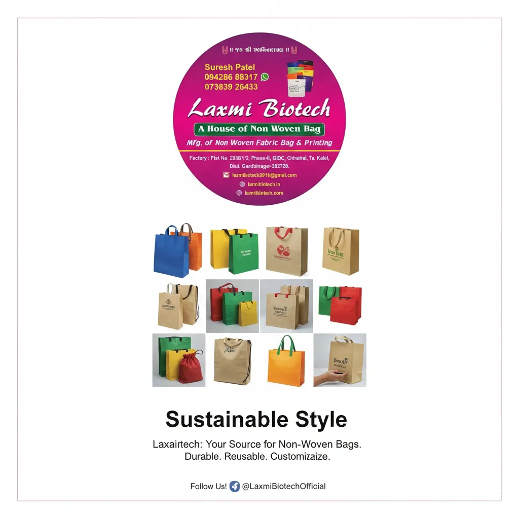 Non Woven Fabric D cut bags