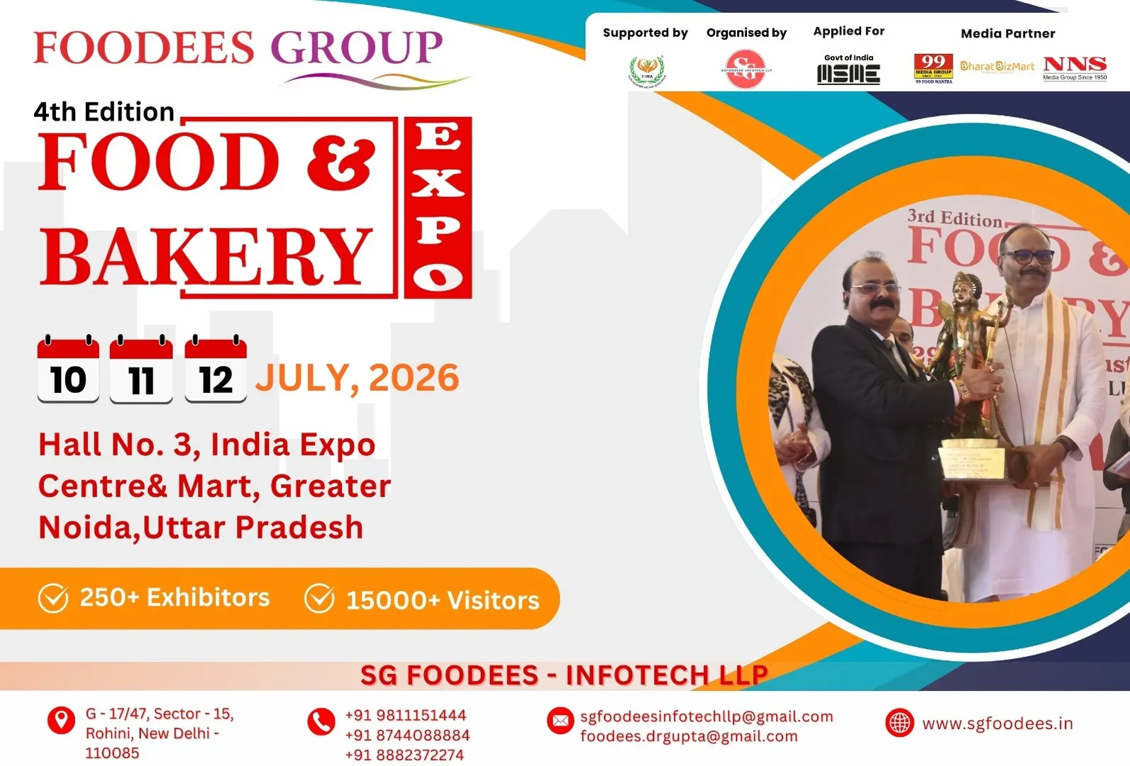 ๐ Foodees Group Presents the 4th Edition of Food & Bakery Expo 2026 ๐๐ฐ