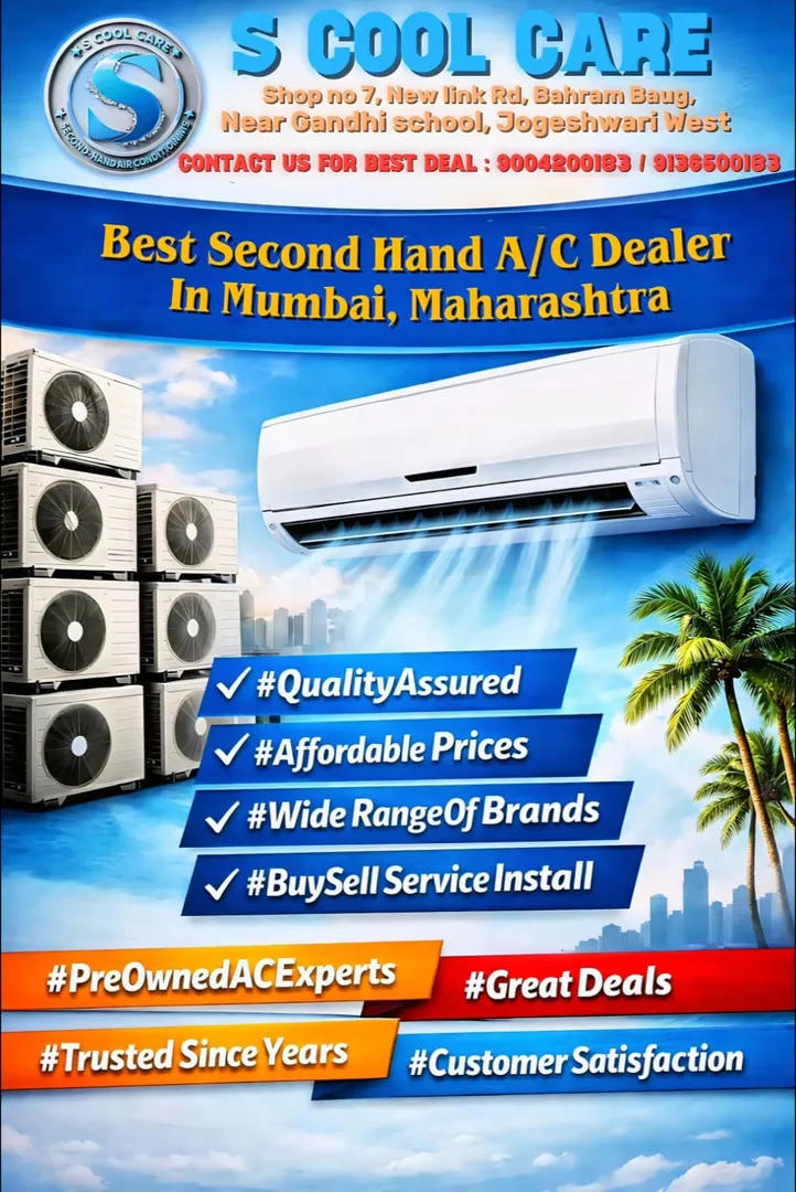 Best Second HAnd A/C Dealer In Mumbai Maharashtra