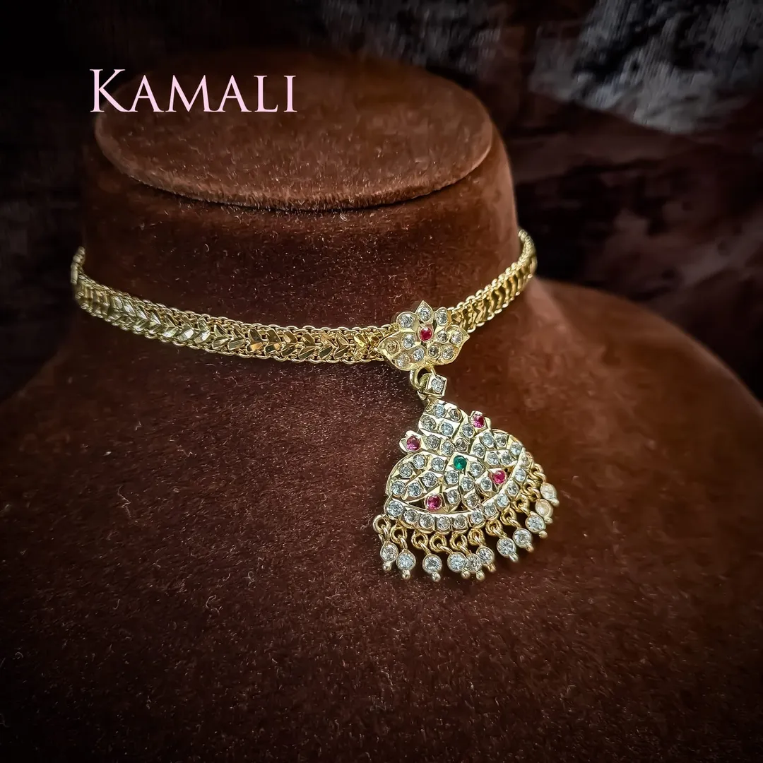 All time favorite
Impon Attigai Necklace
Thayir Kari Necklace
Adorned with CZ stones setting
Art...