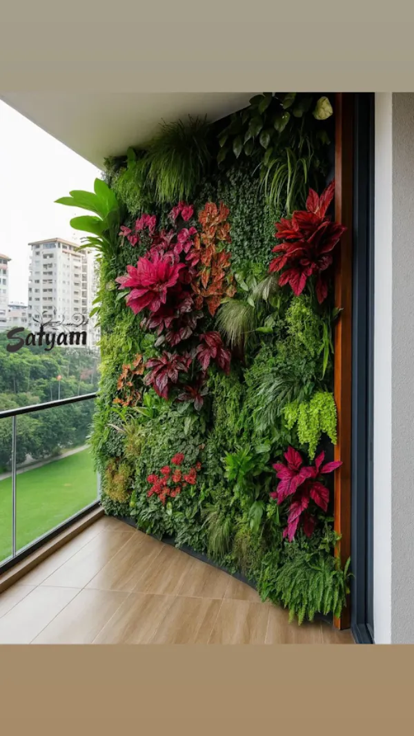 Vertical Grass Wall Tiles in Thane – A Fresh Indoor Touch