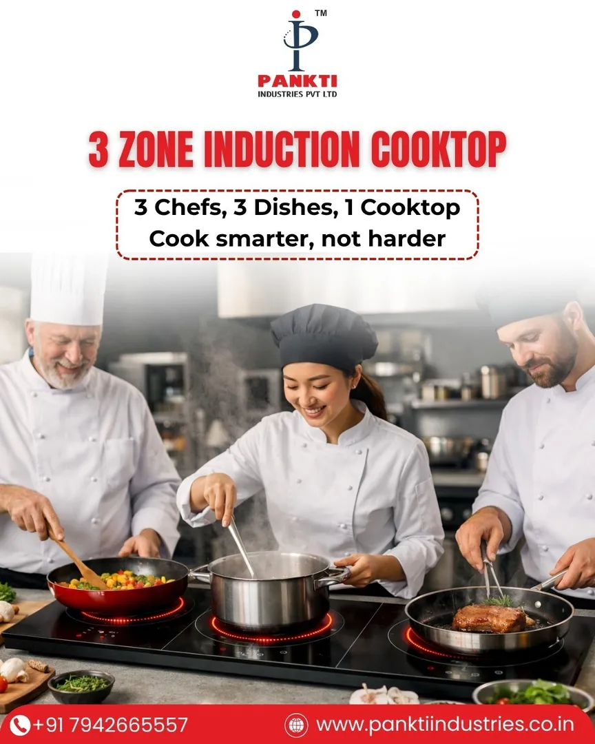 3 Zone Induction Cooktop Manufacturer in India