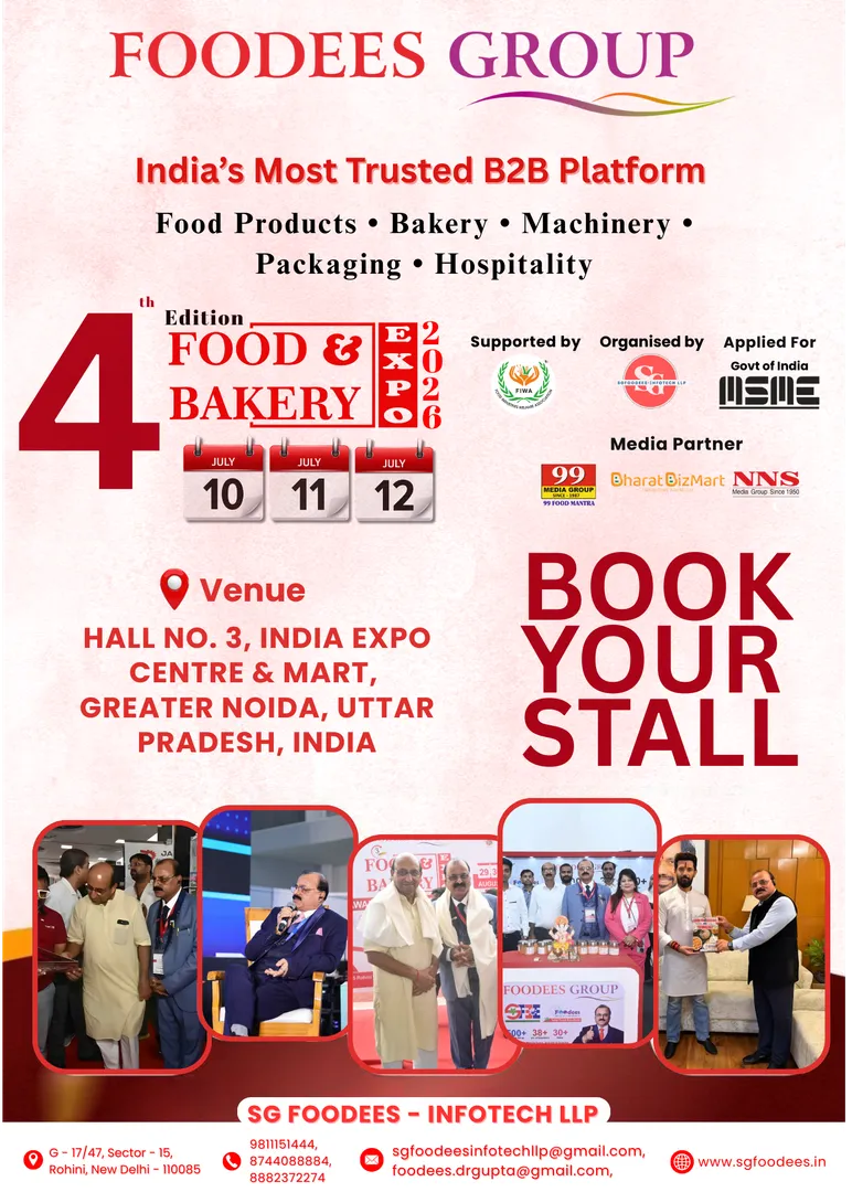 ๐ Indiaโs Most Trusted B2B Food & Bakery Platform Is Back! ๐