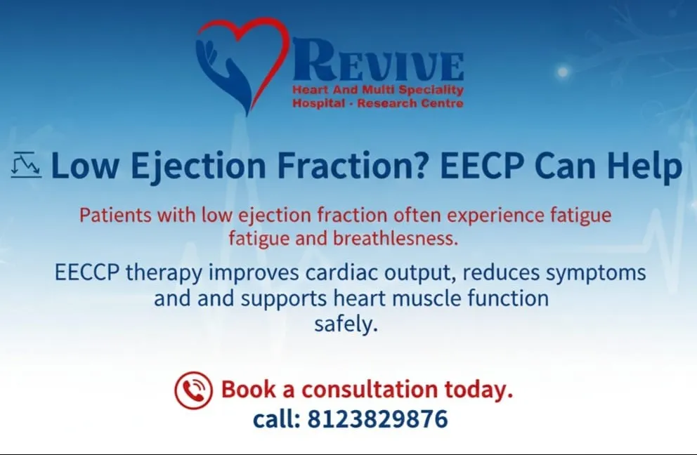Low EF? EECP Can Help | Revive Heart Hospital, Mysore