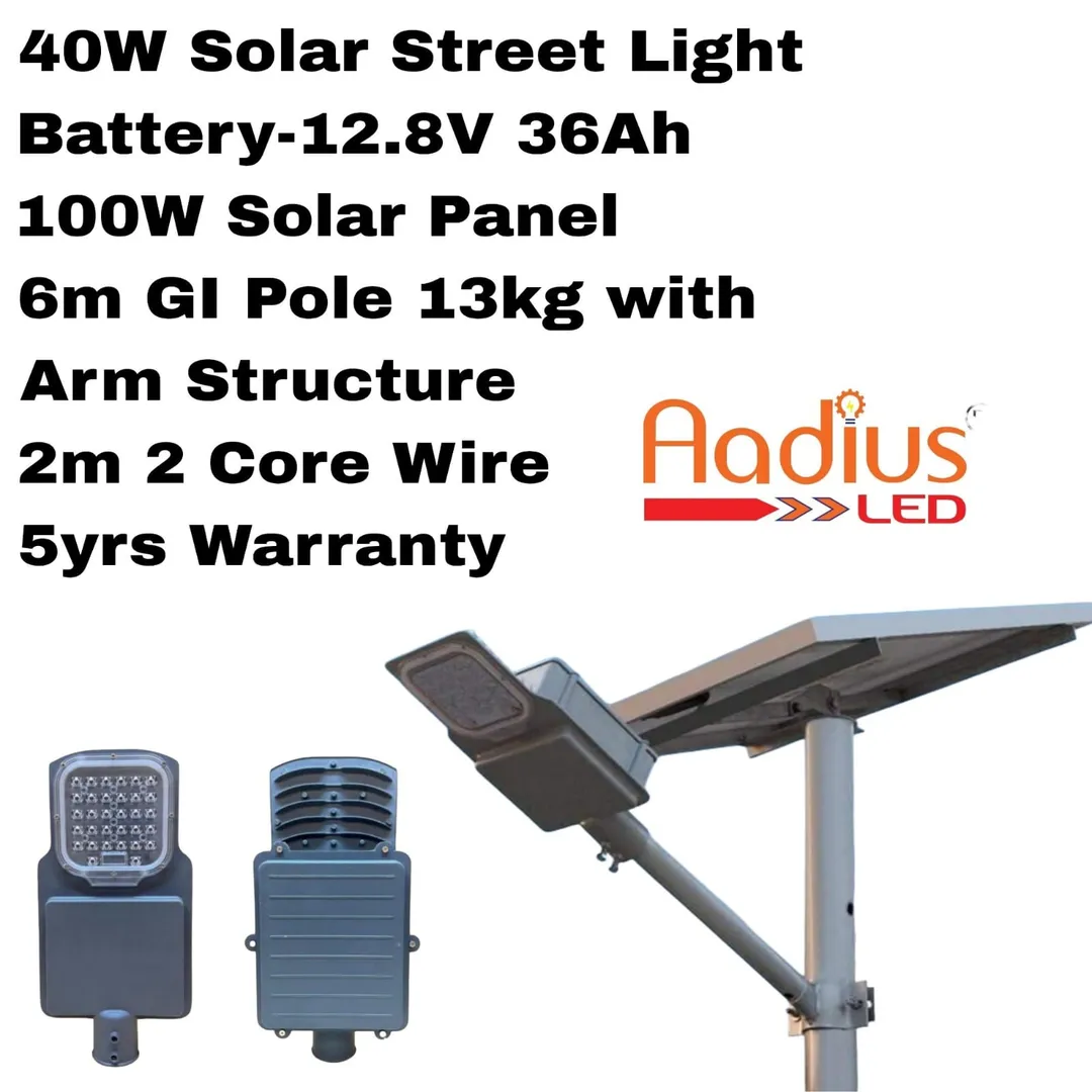 40W Solar Street Lights