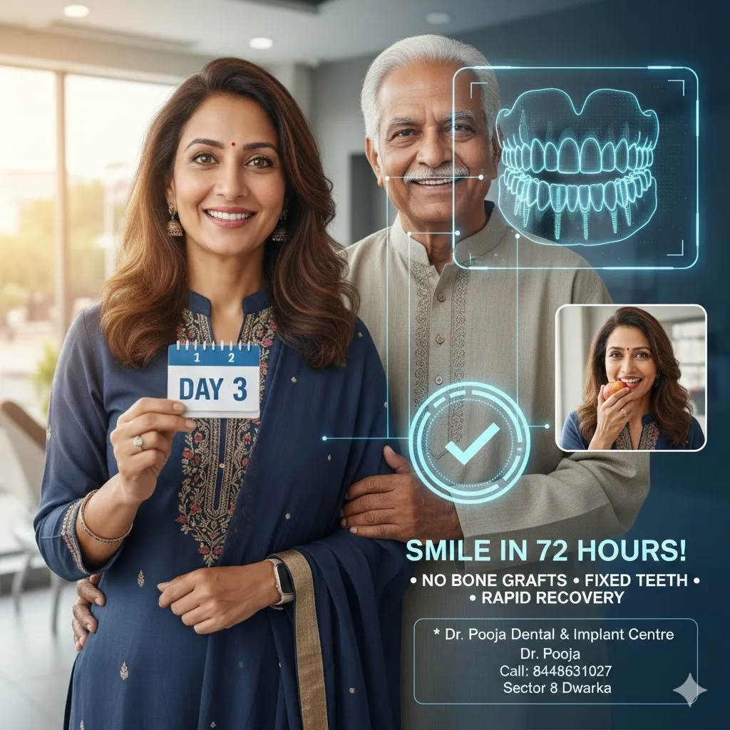 New Smile in Just 3 Days! Get Fixed Dentures with Basal Implants