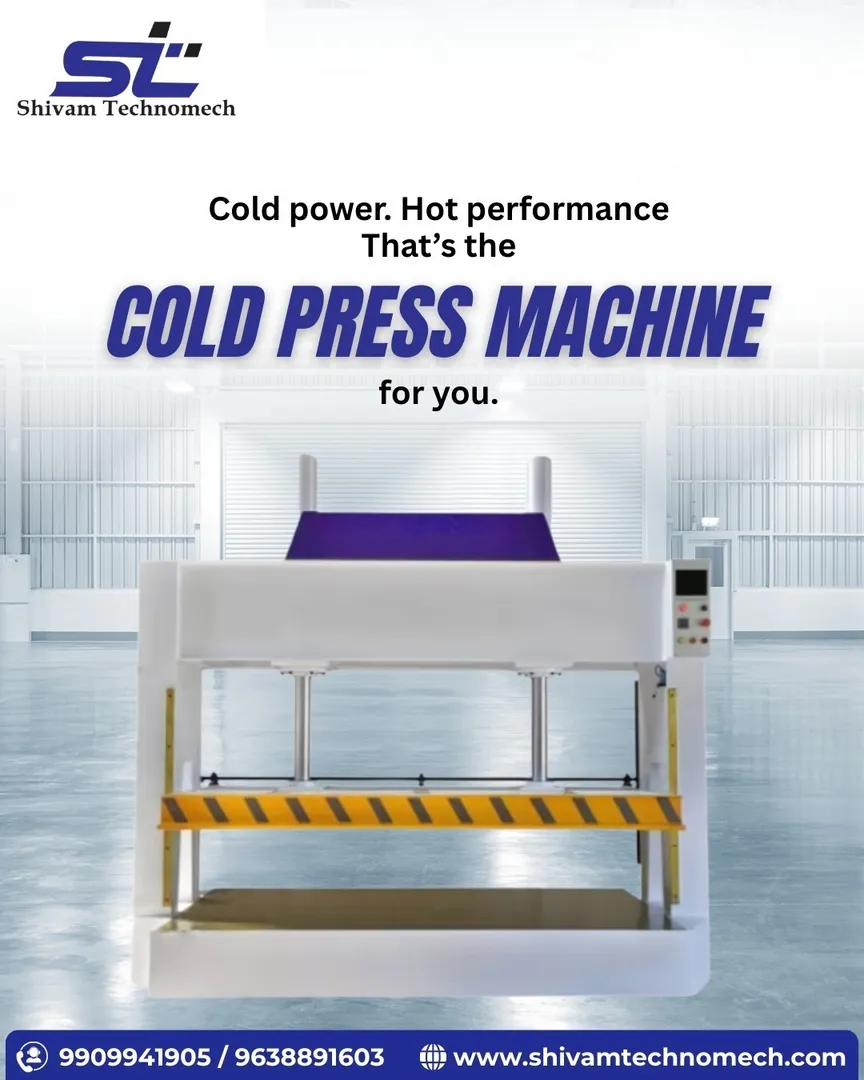 Cold Press Machine Manufacturer in India