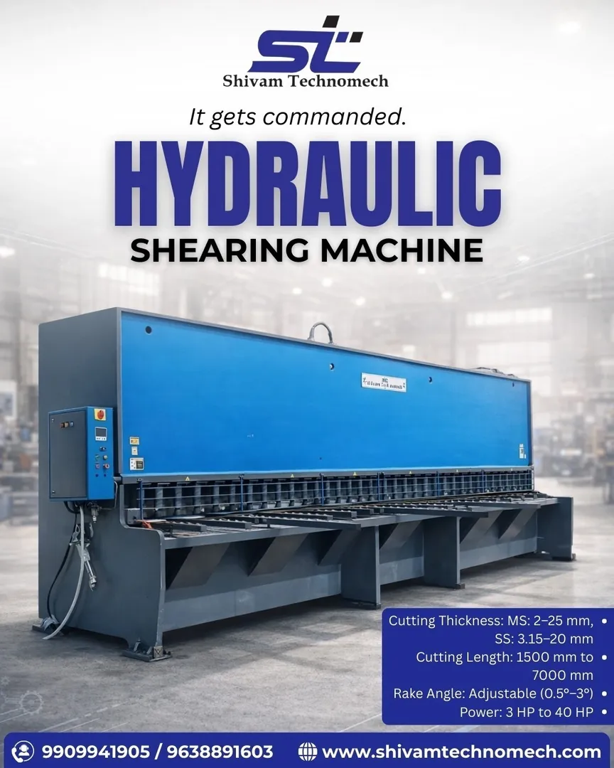 Hydraulic Shearing Machine Manufacturers in India.