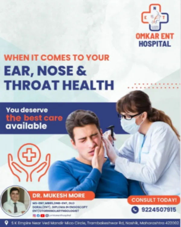 ENT Doctor Near Me in Nashik – Accessible Care When Symptoms Can’t Wait