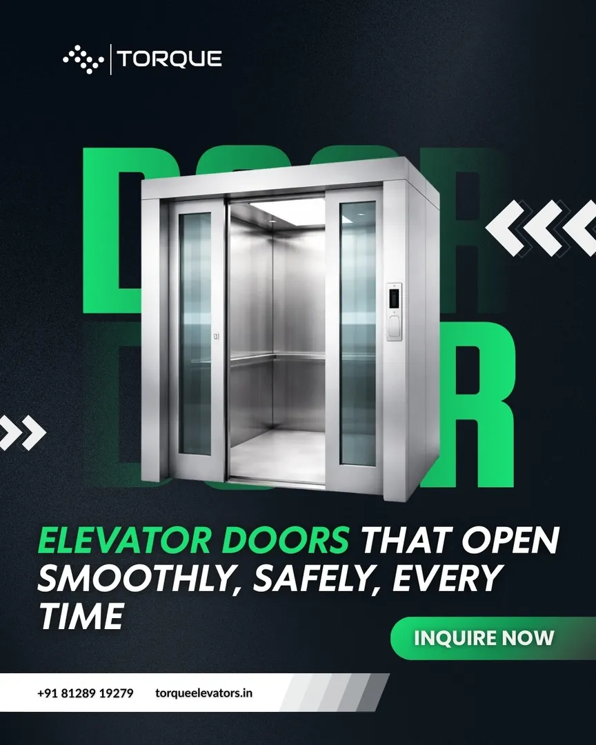 Smooth opening. Secure closing.
Glass elevator doors from Torque are designed for controlled movemen...