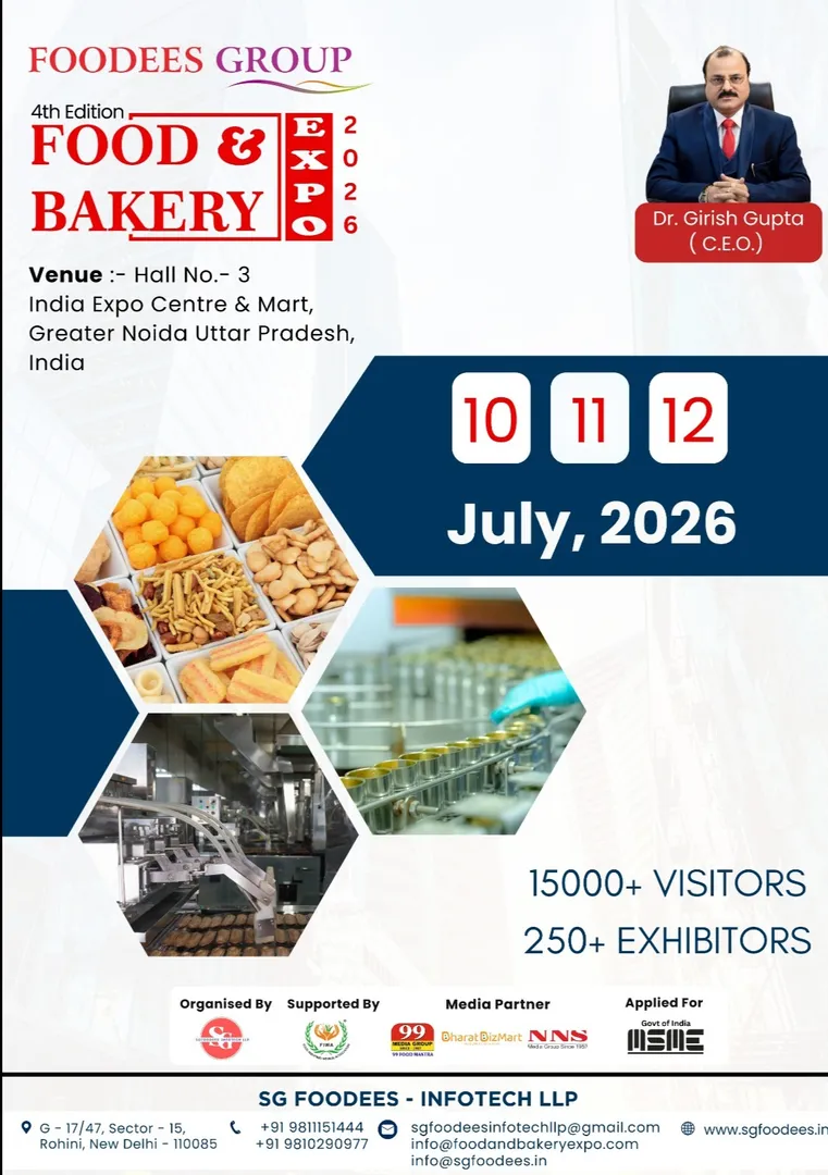 ๐ Indiaโs Premier Food & Bakery Industry Event is Back! ๐