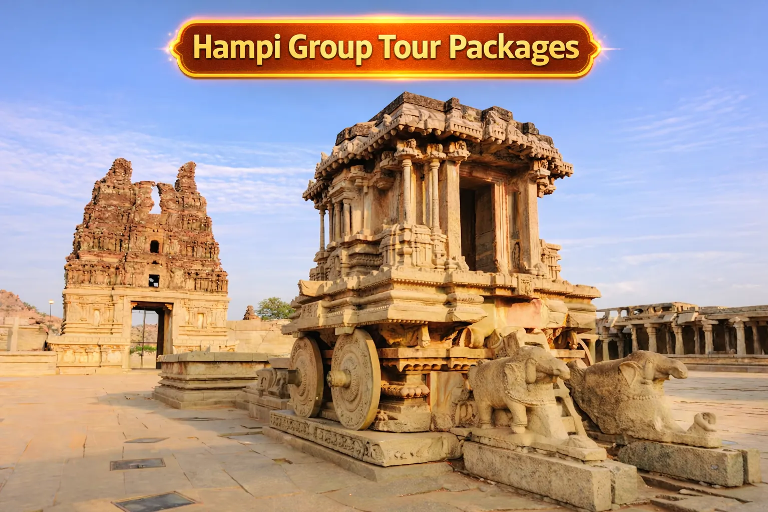 Hampi Group Tour Packages from Pune – Discover the Heritage with Rainbow Holidays